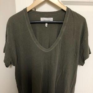 The Great U-neck Tee Army Green 0
